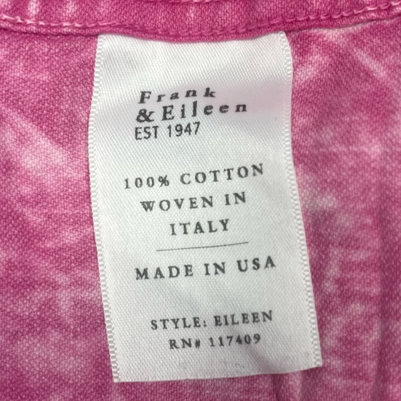 Frank and Eileen Pink Denim Button Down Shirt - Picture 11 of 11